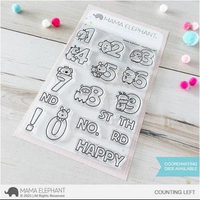 Mama Elephant Stempel - Counting Left